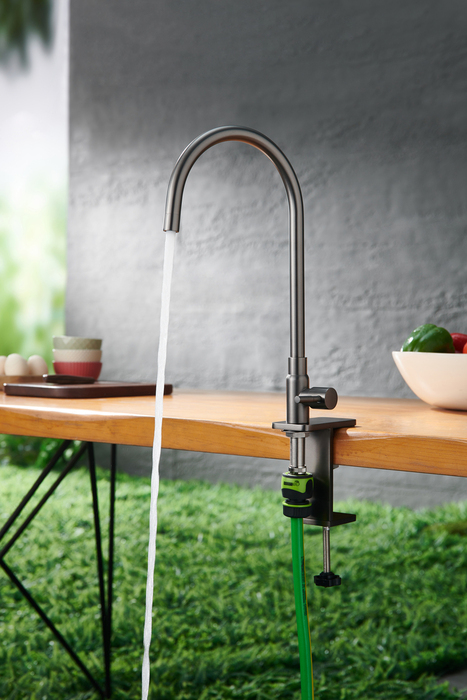 Køkkenarmatur udendørs gunmetal